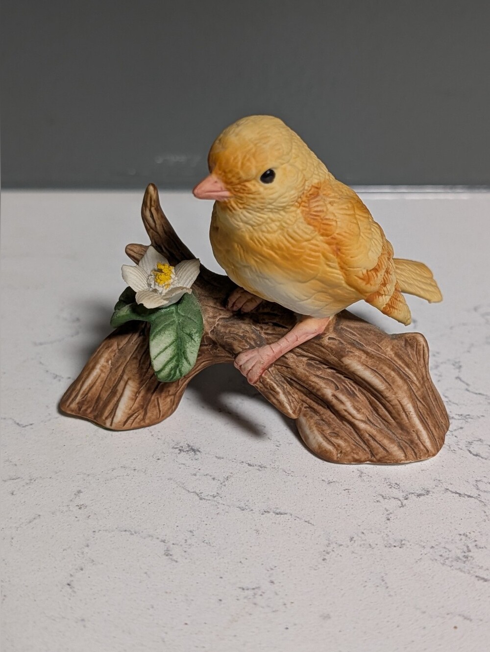 Decorative Yellow Bird Figurine, Beautiful Colors